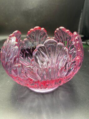 Fenton Empress Rose 6 Petal Rose Bowl